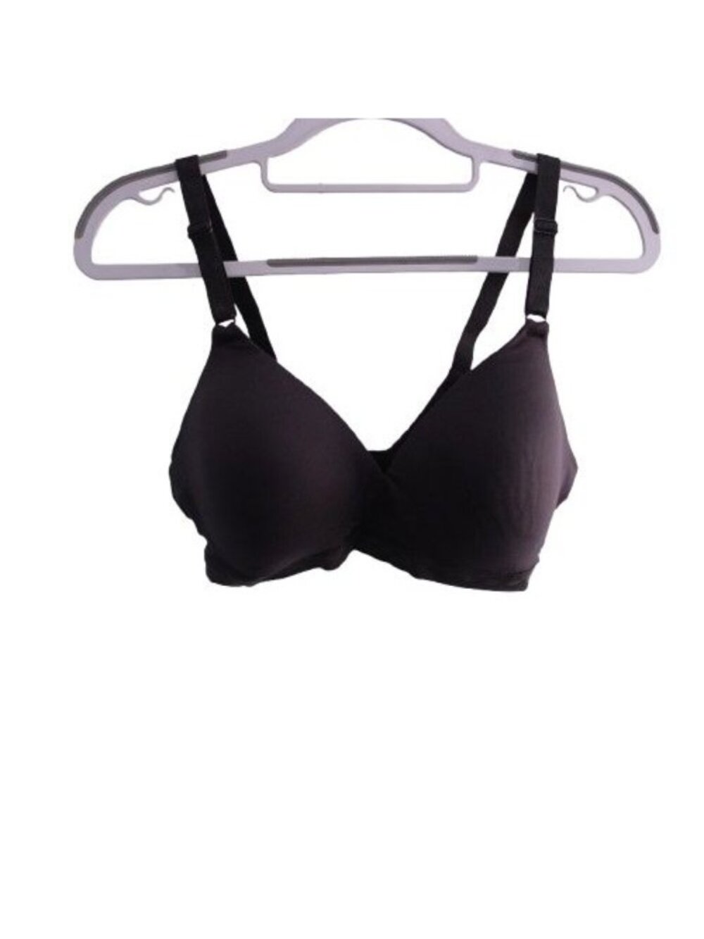 Warner's Cloud 9 Super Soft Wireless Lightly Lined Comfort Bra Sz 36C Black 1269